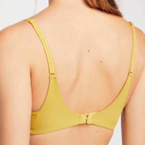 🔥 🆕 (Free People) Zoey UW Bra in Yellow: 32D - Picture 3 of 5